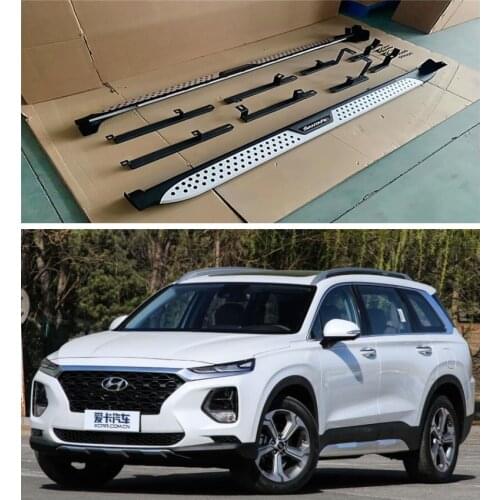 NEW High Quality Aluminum alloy Running Boards Side Step Bar Pedals Fits For Hyundai Santa Fe ix45 2019 2020 2021