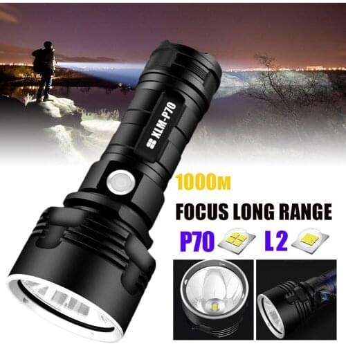 Portable LED Flashlight USB Rechargeable Ultra Bright Torch 3 Models Waterproof Lamp With Safety Hammer For Hiking Camping