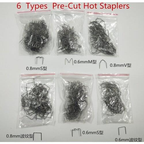 Professional Pre-Cut Hot Staplers for Plastic Welding Machine for Plastic Repair Car Bumper Bodywork Boat ABS Nylon PP Repair