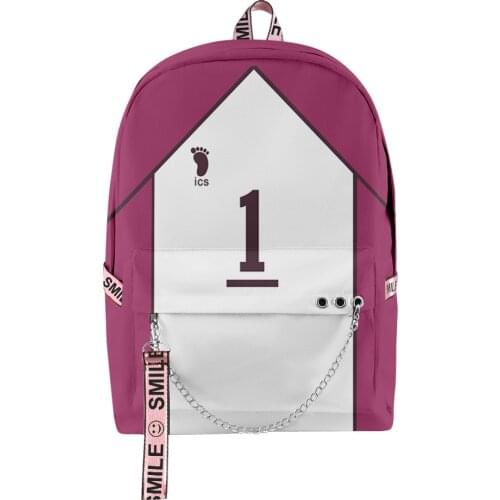 Trendy School Bags Boys Girls Haikyuu!! Travel Bags 3D Print Oxford Waterproof Notebook multifunction Shoulder Backpacks