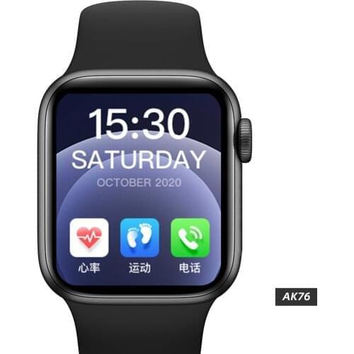 AK76 Pro Full Screen Smart Watch 44MM Men HW12 HW16 HW19 Smartwatch with password Split Screen Bluetooth PK IWO 13 FK88