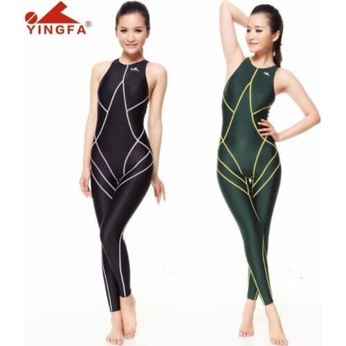 Hot Sale Yingfa 977 Swimsuit Waterproof Chlorine Resistant Women Body Suits Swimming Full Body Suit For Women Swimwear