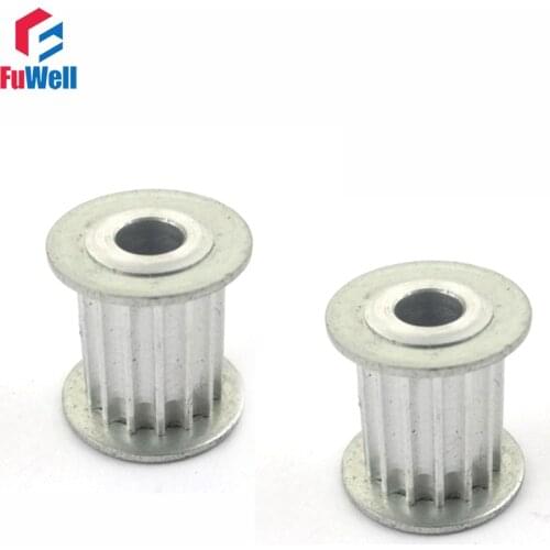 2pcs HTD 3M 15T Timing Pulley 16mm Belt Width 4/5/6/6.35/8mm Bore AF Toothed Pulley Wheel 15Teeth 3mm Pitch Timing Gear Pulley