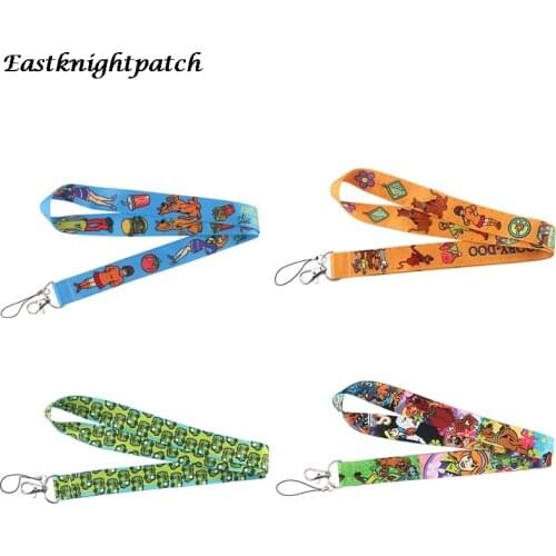12pcs/lot E2495 Cartoon Cute Neck Strap Key Card Identification Gym Mobile Phone Strap USB Badge Holder DIY Cord Hanging Lanyard