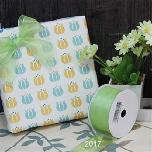 N2017 38mm X 25yards Solid Spring Green Wired Edge Sheer Organza Ribbon . Gift Bow,Wedding,Cake Wrap,Tree Decoration,Wreath