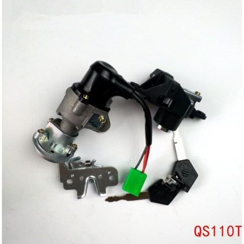 Motorcycle Accessories Full Car Lock QS110T UR110T UZ110T Lock Combination Electric Door Lock Sleeve Lock