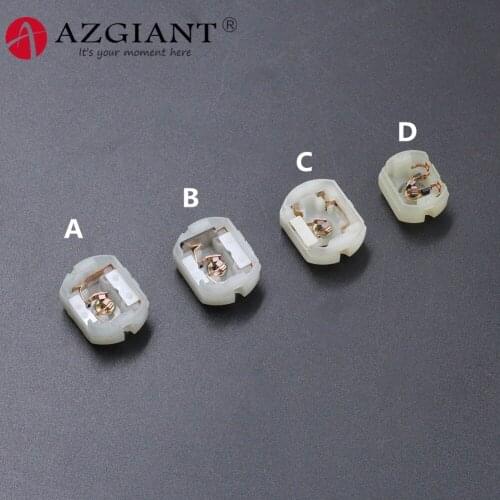 Rear bearing cover part for car door lock motor, steer lock motor, rearview lock motor brush holder