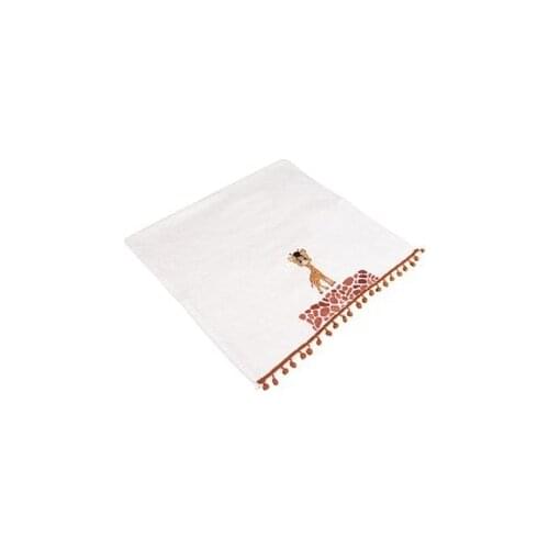 DowryWorld-Giraffe Hand Face Towel Cream %100 Cotton
