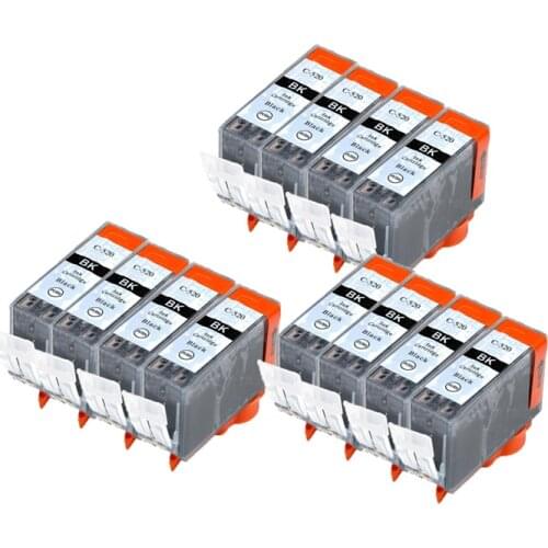 Compatible PGI 520 BK BLACK ink cartridge for CANON PIXMA IP3600 IP4600 IP4700 MX860 MX870 MP540 MP550 MP560 printers