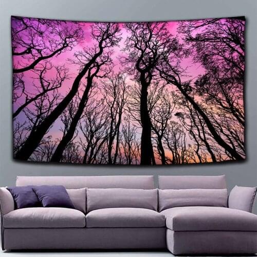 Beautiful Natural Forest Printed Large Wall Tapestry Cheap Hippie Wall Hanging Bohemian Wall Tapestries Home Decor