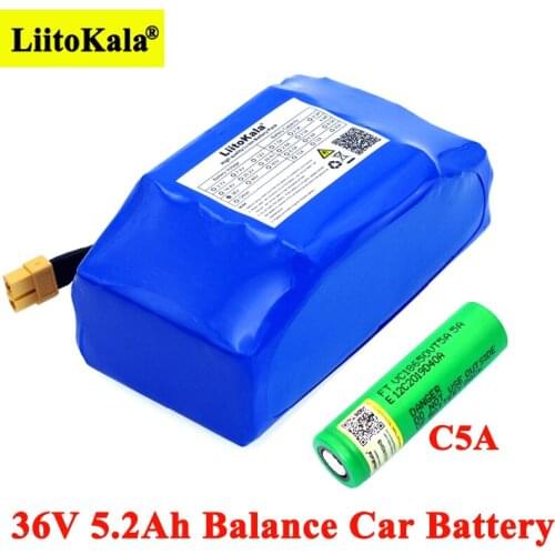 Liitokala 36V 5.2Ah VTC5A 2 wheel Electric scooter self balancing 18650 lithium battery pack for Self-balancing Fits