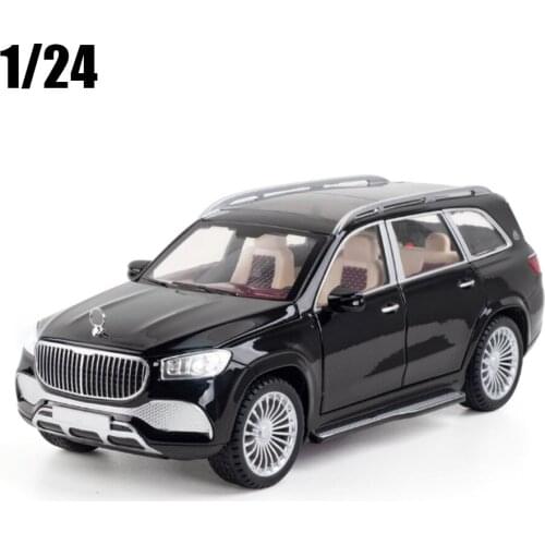 1:24 Maybach GLS600 SUV Alloy Car Model Die Cast With Sound Collectibles Kids Gifts Toys Free Shipping Original Box