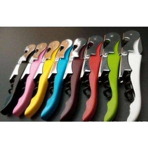 Stainless Steel Bottle Opener Sea horse Wine Corkscrew Openers Wine Corkscrew bar Tool Multifunction mixed colors drop shipping