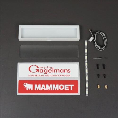 Plastic Rc Truck Roof Lightbox For 1/14 Rc Tamiya Scania Truck R620 56323 VOLVO-FH16 56360 Tractor