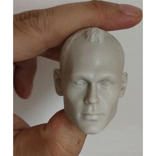 Blank Hot 1/6 Scale Football Star Andres Iniesta Head Sculpt Unpainted Fit 12" Figure