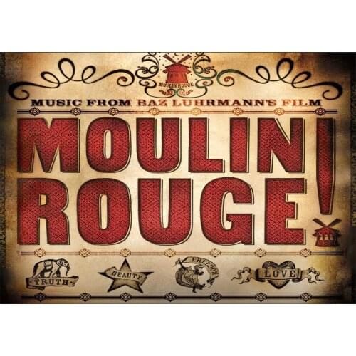 Moulin Rouge Vintage Metal Tin Sign Home Wall Plaque Decor Advert Paris Musical