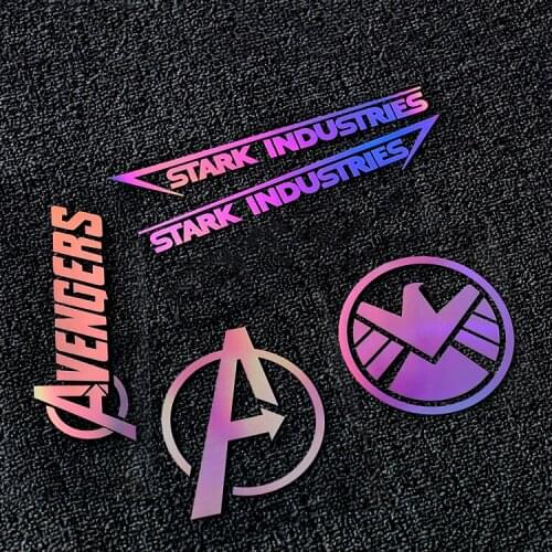 Car Styling Vinyl Sticker Classic Film Hero Factory Motorcycle Bike Auto Window Decal laser color