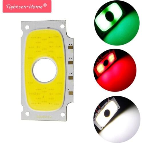 LED COB DC2.7V 3V 50*27MM 3W Cold White Red green LED Bar Lights COB Strip Bulb Lamp 50mm LEDs Chip for DIY Bed Bicycle Lights