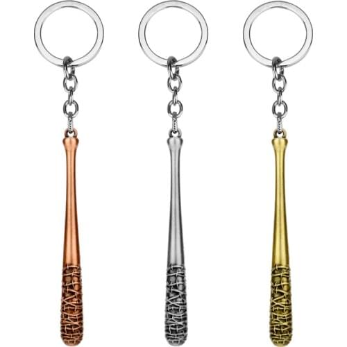 TV The Walking Deads Key Chain Negan Lucille Baseball Bat Keychain Accessories Pendant Key Ring Charms Keychains for Ladies