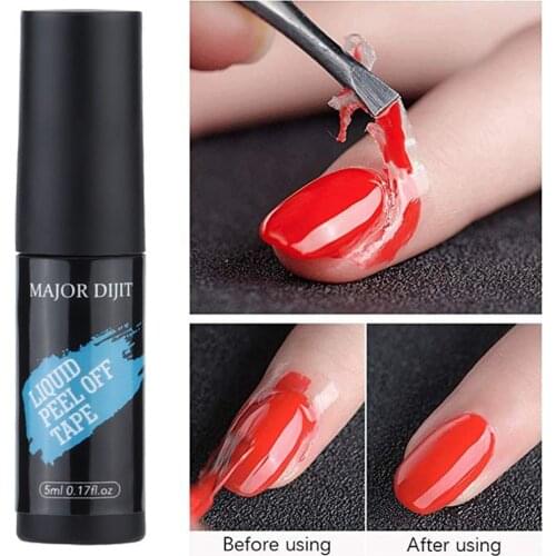 Finger Cuticle Care Nail Protect Glue Liquid Nail Peel Off Tape Nail Latex Cuticle Care Tools Manicure Protect Glue Base Coat