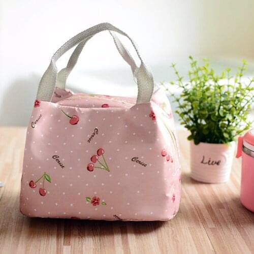 Outdoor Camping Lunch Bag Thermal Food Lunch Picnic Bag Women Cooler Insulated Lunch Thermal Bags Picnic Basket Cooler Box