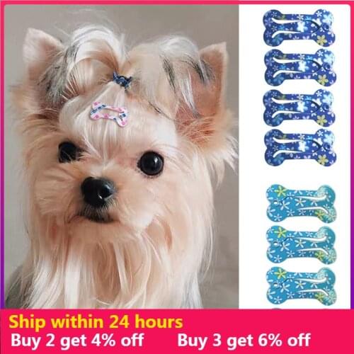 20/30pcs/Lot Bone Dog Hairpin Puppy Cat Hair Clips Kitten Pet Hair Accessories Dog Hair Grooming Dog Accessories for Small Dogs