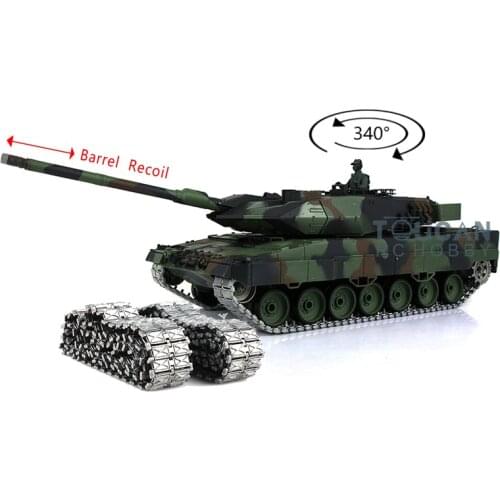 1/16 Heng Long 7.0 Leopard2A6 RC Tank 3889 Tracks Barrel Recoil Metal Linkages TH17588-SMT4