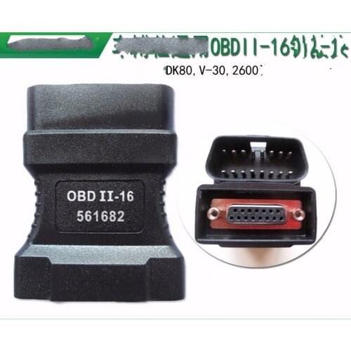100% For Autoboss v30 16 pins OBD II Adapter Car Diagnostic Obd2 Connecter OBD-II Adaptor Connector 16pin connector DK80 2600