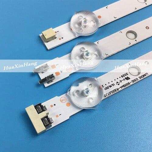 5sets = 40pcs LED Strip For SamSung 50" TV 2013SVS50_3228N1_B2_L08/R07 D3GE-500SMA-R3 500SMB-R2 UN50FH5303 UN50J6200 UN50FH5030