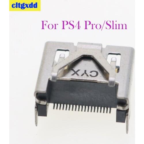 Cltgxdd 12PCS For PS4 Slim HDMI-compatible Port Socket Interface for Sony Play Station 4 Pro HDMI-compatible Connector