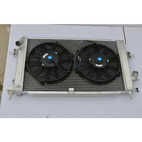New performance Alloy Aluminum Radiator + 2*Fan For Opel Vauxhall Astra VXR Z20LEH Turbo Engine 38mm Low Price