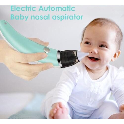 Soft Baby Nasal Aspirator Electric Safe Hygienic Nose Cleaner Soft Ergonomic Anti-reflux Boy Girls Oral Snot Sucker Baby Care