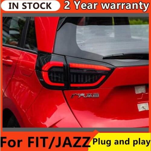 For Car HONDA FIT JAZZ GR9 Tail Lamp 2020-2021 Led Fog Lights DRL Day Running Light Tuning Car Accessories FIT JAZZ Tail Lights