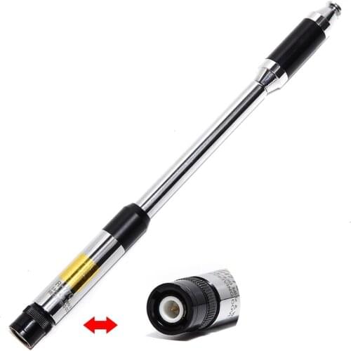 Harvest RH770 BNC 20W Dual Band High Gain Telescopic antenna For Motorola CP1015 Kenwood TK200 ICOM IC-V85 IC-V8 Walkie Talkie