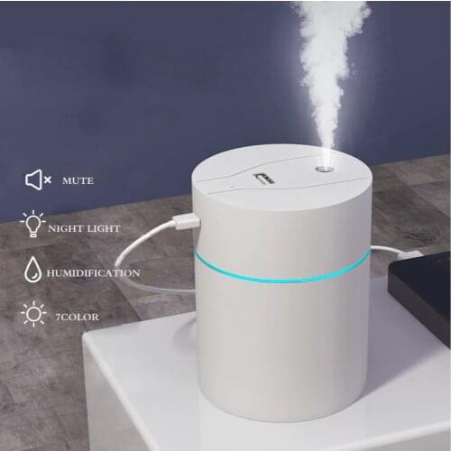 Eloole 300ML Air Humidifier Aroma Essential Oil Diffuser For Home Car USB Fogger Mist Maker With LED Night Lamp Air Fresher