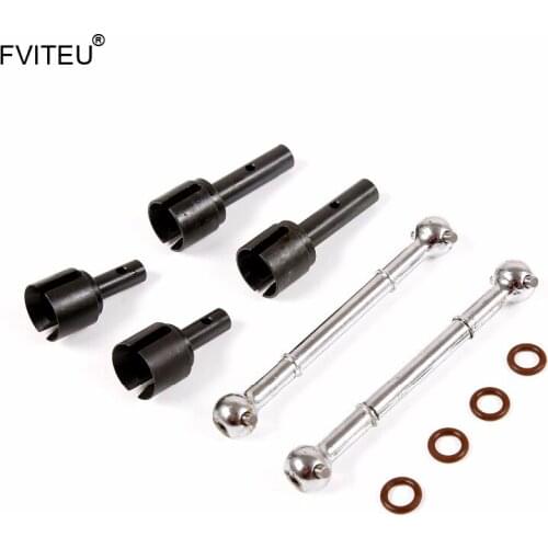 FVITEU Metal Enhanced Drive set Dog bone kit for 1/5 hpi rovan baja 5b SS 5sc king motor