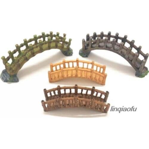 Simulation of small bridge garden resin, goldfish tank aquarium arch bridge landscaping decoration