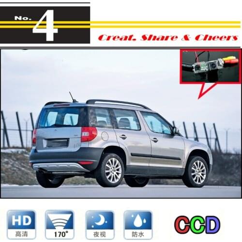 LiisleeFor Skoda Yeti 5D SUV 2010~2014 Car Camera High Quality Rear View Back Up Camera For PAL Or NTSC / CCD + RCA