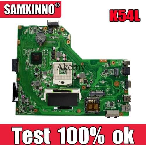 Akemy K54L Laptop motherboard for ASUS K54L K54LY X54H NoteBook Computer Test original motherboard REV2.0 GM