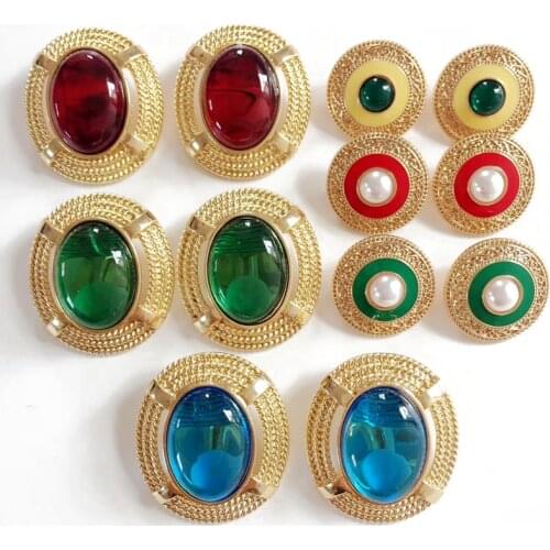 New Fashion Sweet Design Cute Candy Color Clip Earring