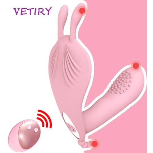 Wearable Dildo Butterfly Vibrator Remote Control Sex Toys for Woman G Spot Clitoris Vagina Stimulate Female Orgasm Masturbation