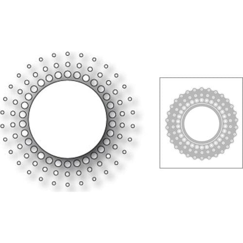 2020 New Circle Edge Embossing Metal Cutting Dies For DIY Cut Paper Craft Making Decoration Greeting Card Scrapbooking No Stamps