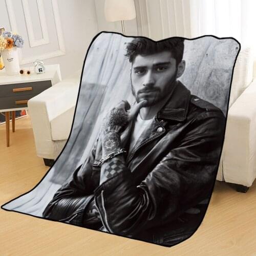 Zayn Malik Blankets Printing Soft Blanket Throw On Home/Sofa/Bedding Portable Adult Travel Cover Blanket