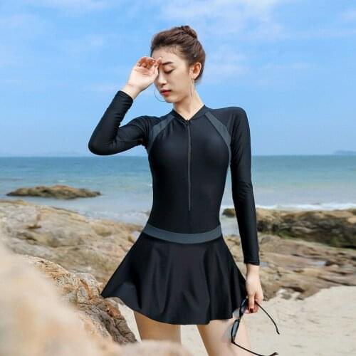 Swim Wear Women 2019 Sexy Swimsuit Womens Womens Swimsuits Separate May Beach Sports Swimming Dress For Solid Spandex