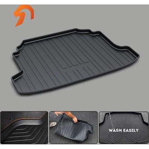 FIT FOR KIA CERATO HATCHBACK BOOT LINER REAR TRUNK CARGO MAT 2011-2017 FLOOR TRAY CARPET MUD COVER PROTECTOR 3D car-styling