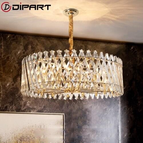 Crystal Pendant Lamps Modern Industrial Kitchen Dining room Lamp Luxruy Led Pendant Light For Bedroom Loft lampes suspendues