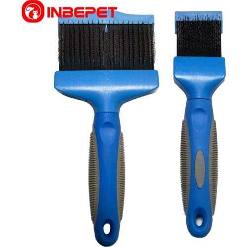 Pet Dog Grooming Brush Pet Double Sided Pin Bristle Brush for Dogs Grooming Comb Remove Shedding Dirt Mats and Tangled Hair