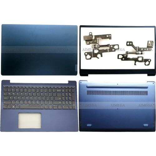 Blue NEW Laptop LCD Back Cover/Front Bezel/Hinges/Palmrest/Bottom Case For Lenovo 330S-15 330S-15IKB 330S-15ISK