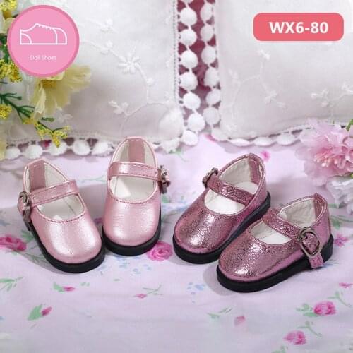 Free Shipping BJD Shoes 1/6 PU Leather Casual Boots Blue White Pink Red Black High heels For Littlefee Doll Acessories luodoll