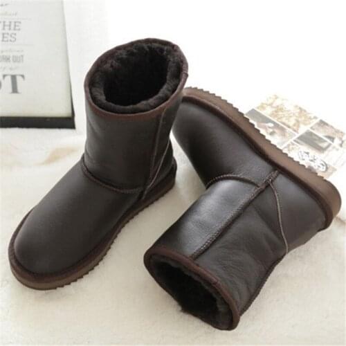 Custom Made 2020 Real Sheepskin Womens Winter Classic Woman Snow Boots Genuine Sheepskin Women Boots Women Shoes